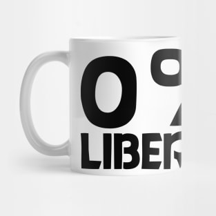 0% liberal Mug